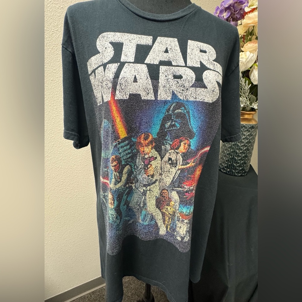 Star Wars Cotton Adult Graphic T-Shirt - Black size Large - Picture 6 of 7